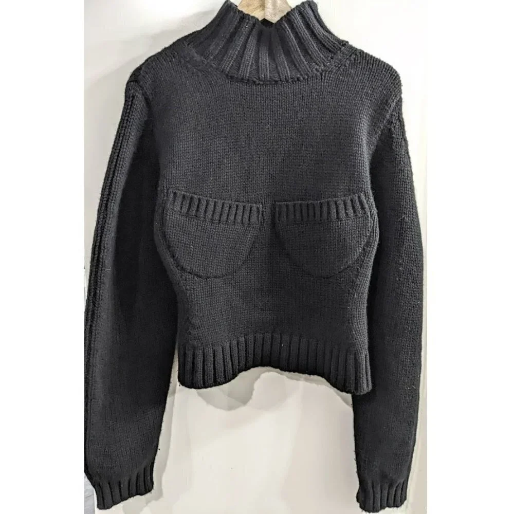 Zara | Limited Edition Cashmere Bustier Sweater